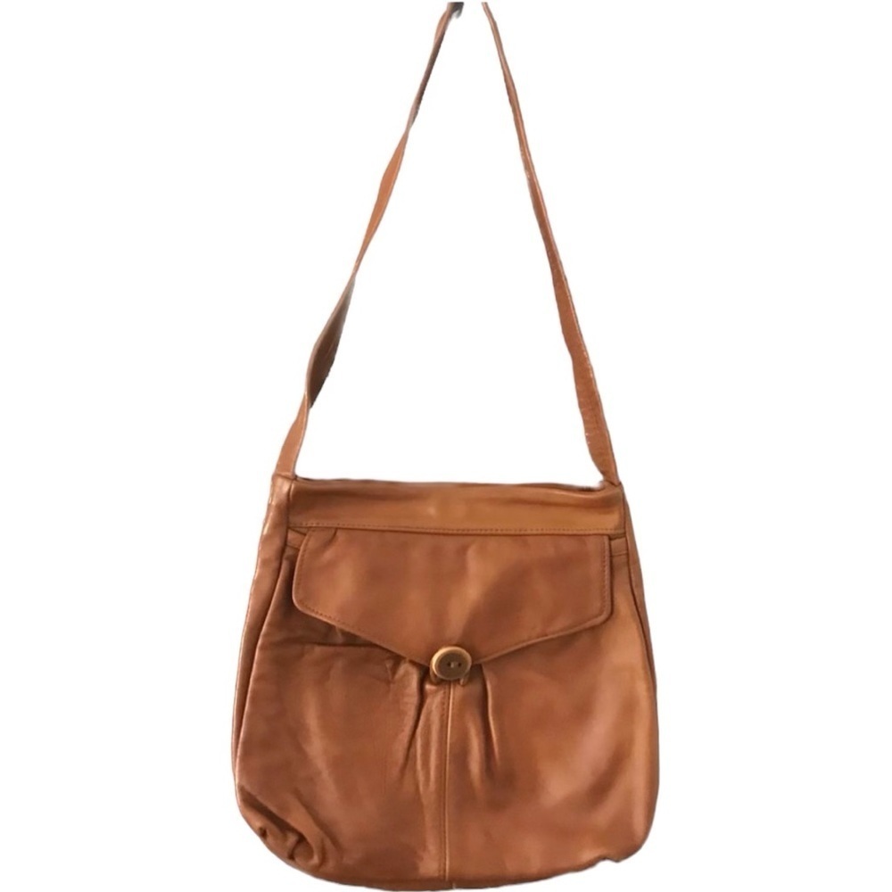 Beautiful Vintage Hand Made Leather Shoulder Purse